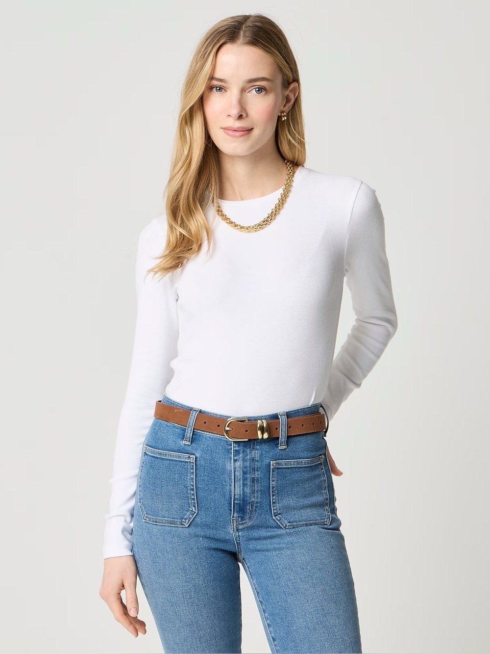 J. Crew Long-Sleeve Everyday Tee XS